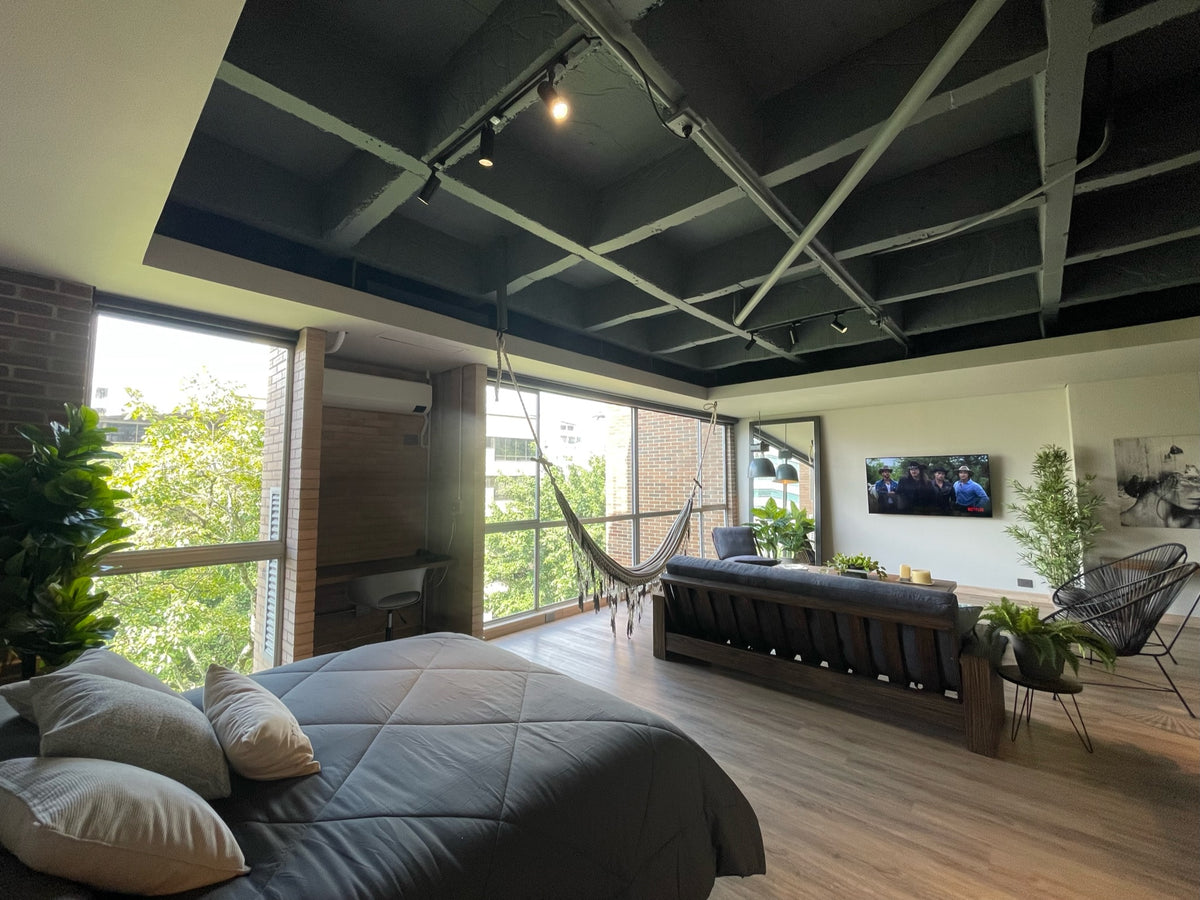 Apartamento tipo Loft 1 BR con A/C sector Provenza