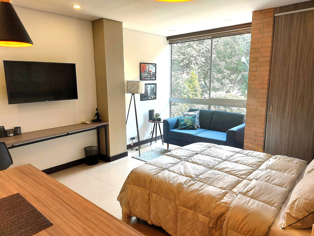 Loft amoblado 1 habitación a 5 minutos del Parque Lleras