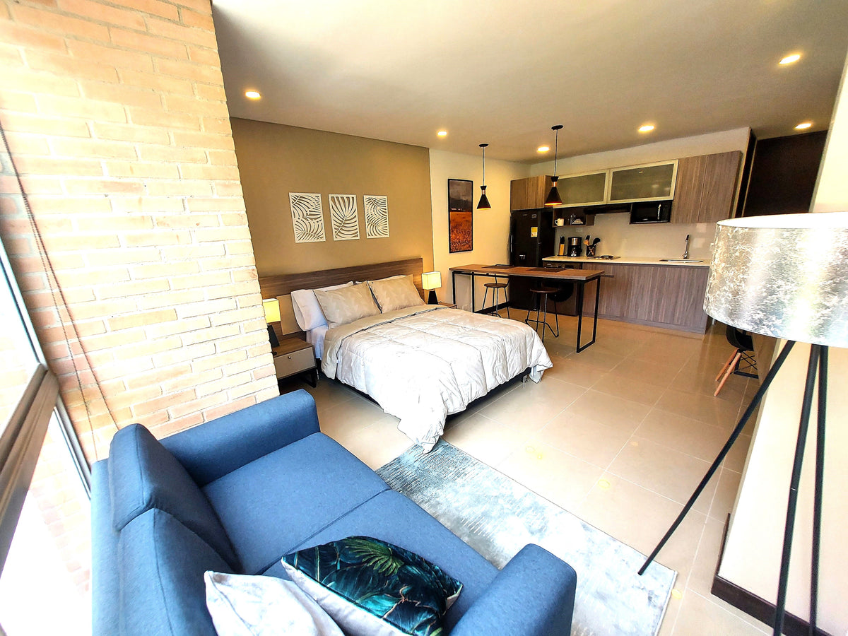Loft amoblado 1 habitación a 5 minutos del Parque Lleras