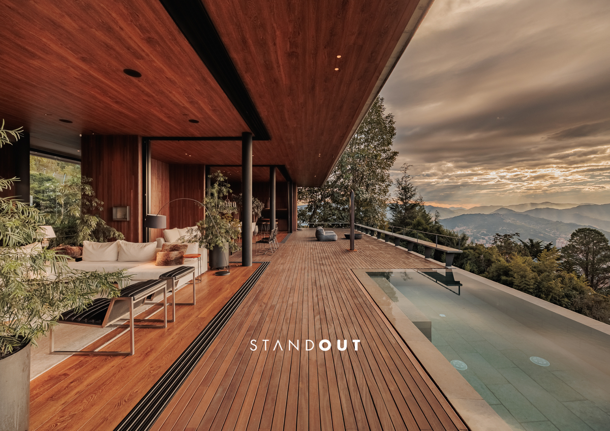 Casa campestre en Las Palmas con vista impresionante y piscina