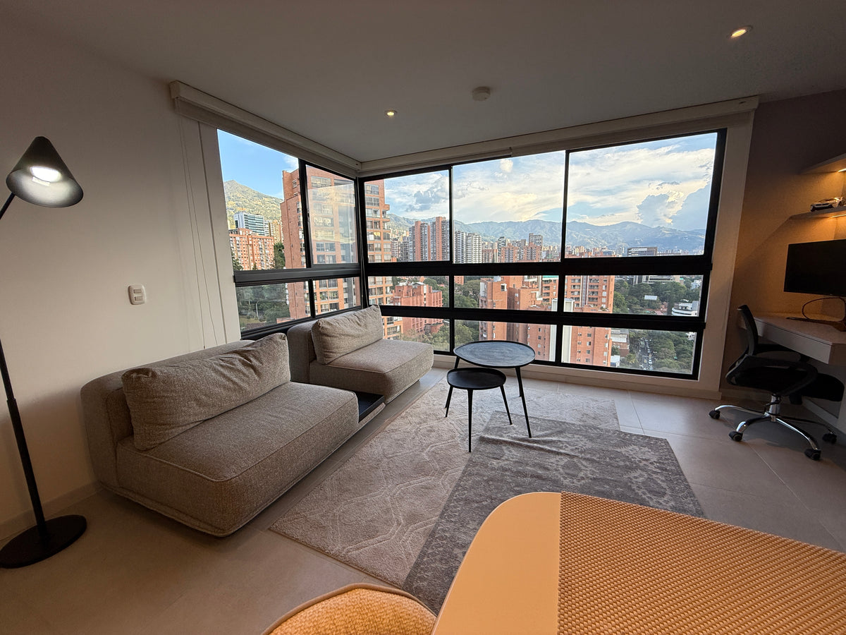 Apartamento amoblado en Castropol El Poblado con vista 2BR