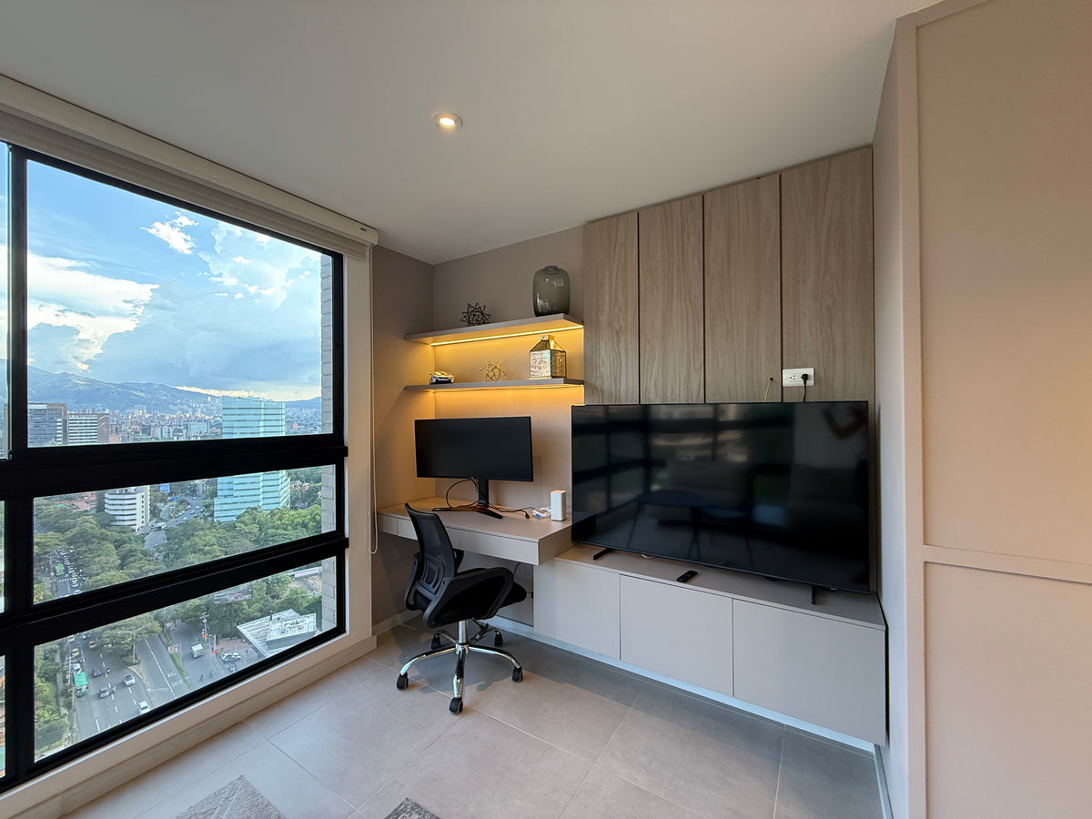 Apartamento amoblado en Castropol El Poblado con vista 2BR