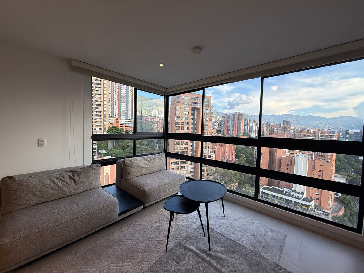 Apartamento amoblado en Castropol El Poblado con vista 2BR