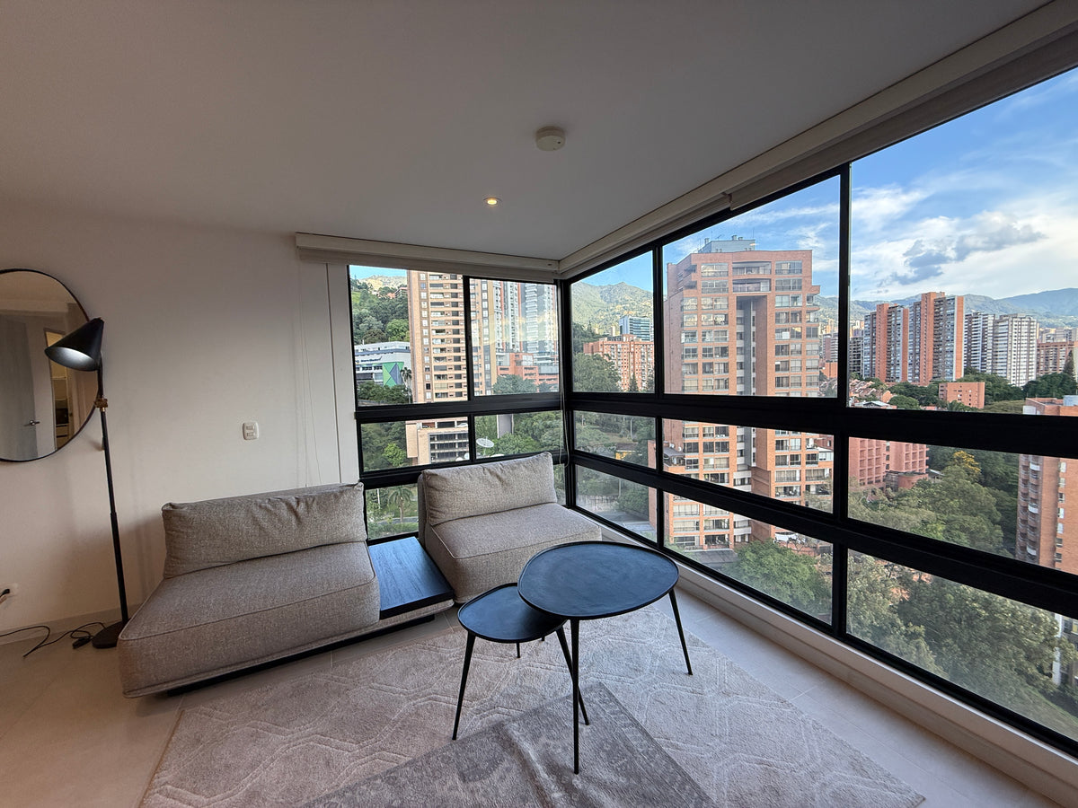 Apartamento amoblado en Castropol El Poblado con vista 2BR