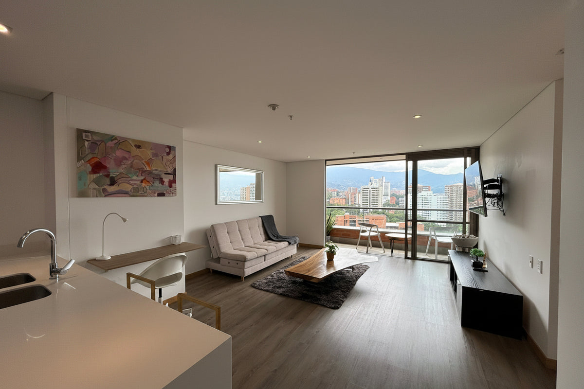 Apartamento de 65 m² con piscina y gimnasio en Aguacatala, El Poblado