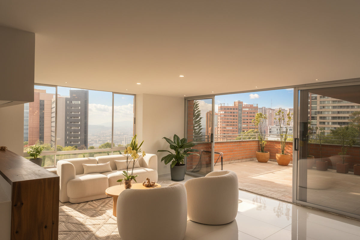 Apartamento Dúplex en El Tesoro, Medellín – 210 m² con Terraza