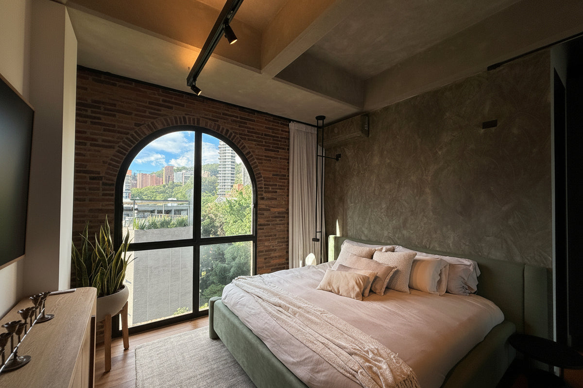 Furnished duplex penthouse in Las Lomas, El Poblado with terrace, pool and sauna