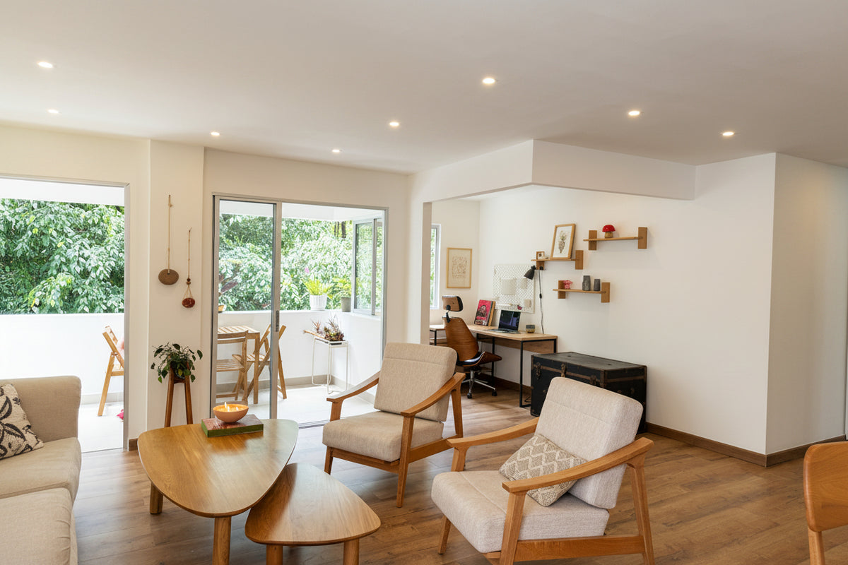 Apartamento moderno en Castropol con balcón y Unidad cerrada con piscina – 2 habitaciones