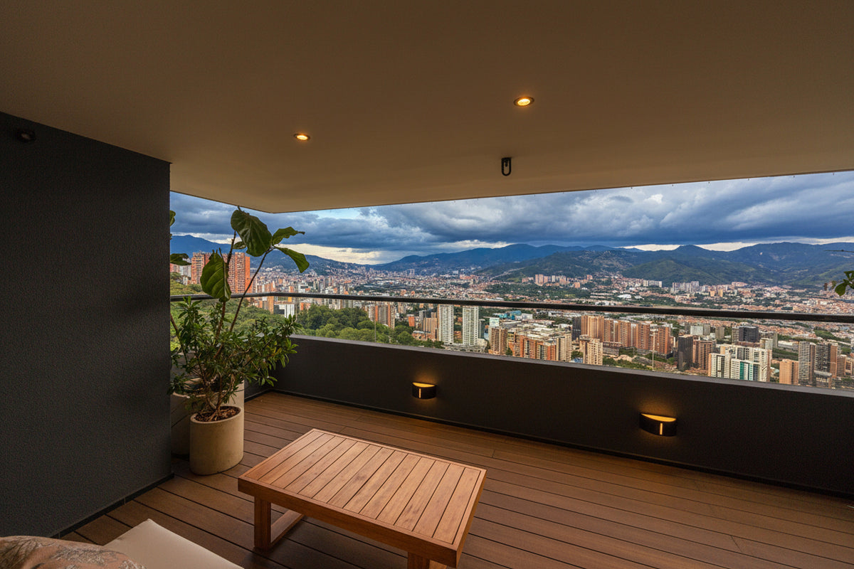 Apartamento en venta en El Poblado con vista panorámica y rooftop | 111 m² | Amoblado