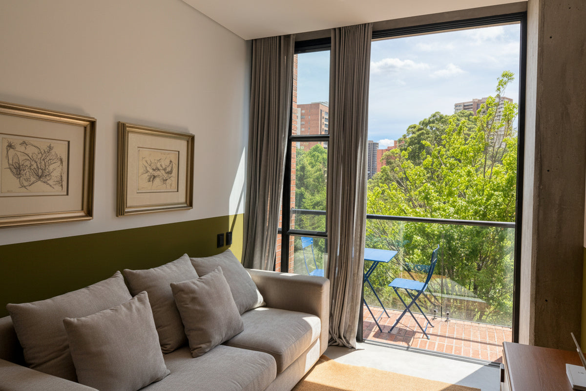 Apartamento de lujo en El Poblado, Loma del Tesoro – 263 m² con vista a Medellín, 2 habitaciones y 3 parqueaderos