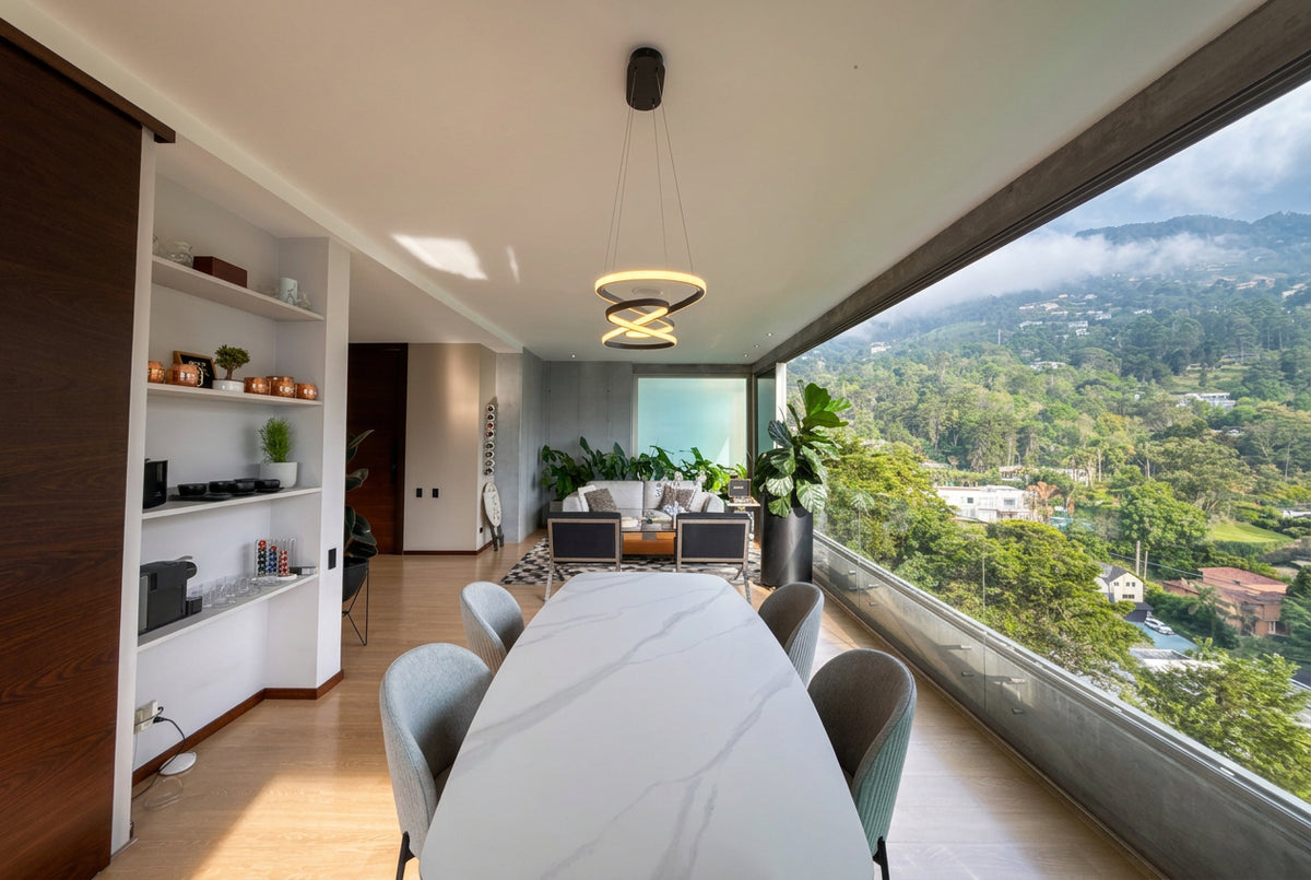 Apartamento de 204 m² en Los Balsos con vista a Medellín