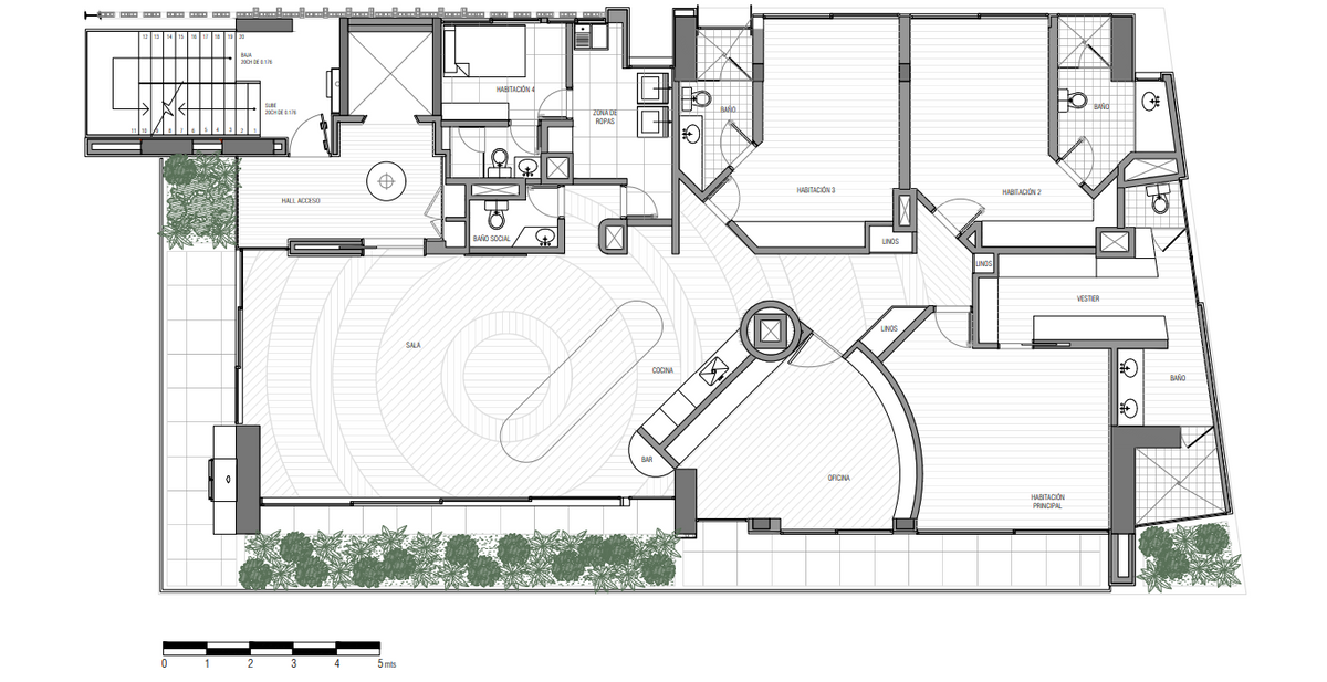 Boutique Apartment in Black Work Sector Club Campestre - San Lucas 3 BR