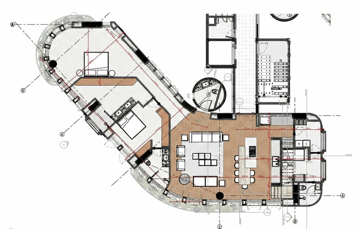 Penthouse en Loma el Tesoro con terraza y vista panorámica