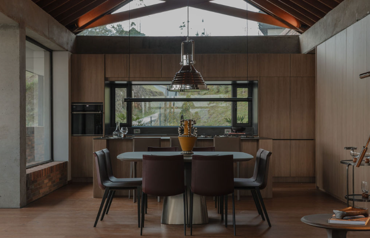 Casa de diseño arquitectónico con jacuzzi en Alto de Las Palmas