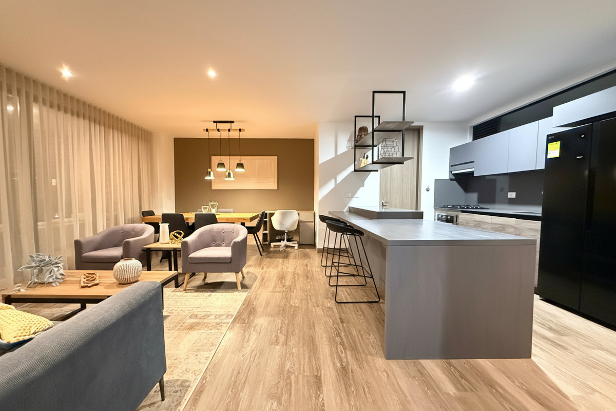 Apartamento moderno en El Poblado Transversal Inferior | 2 habitaciones | Balcón con vista Panorámica