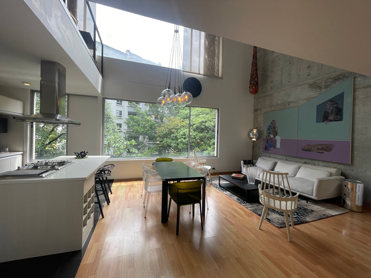 Acogedor Penthouse Duplex en Provenza con Estilo Contemporáneo 1 BR