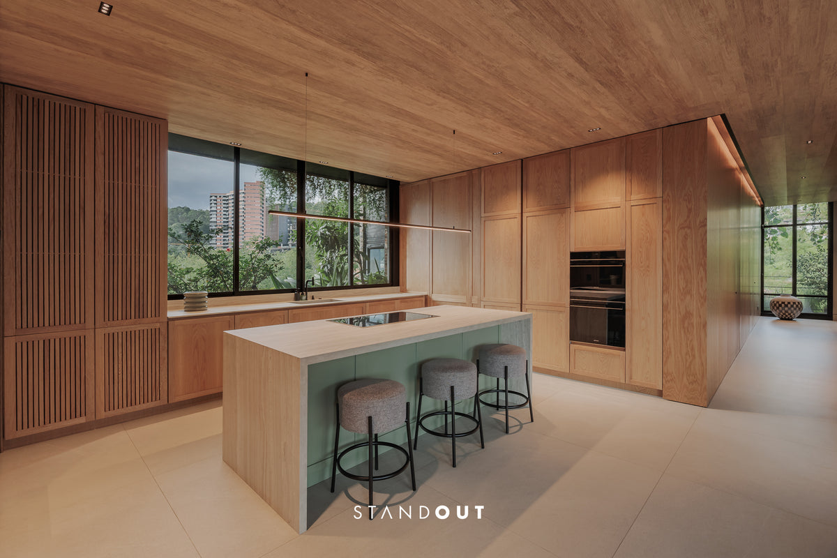 Penthouse en El Poblado con piscina privada, vista a la ciudad y acabados de lujo