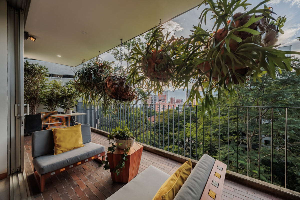 Modern apartment with reserve view