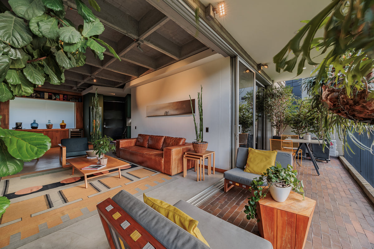 Modern apartment with reserve view