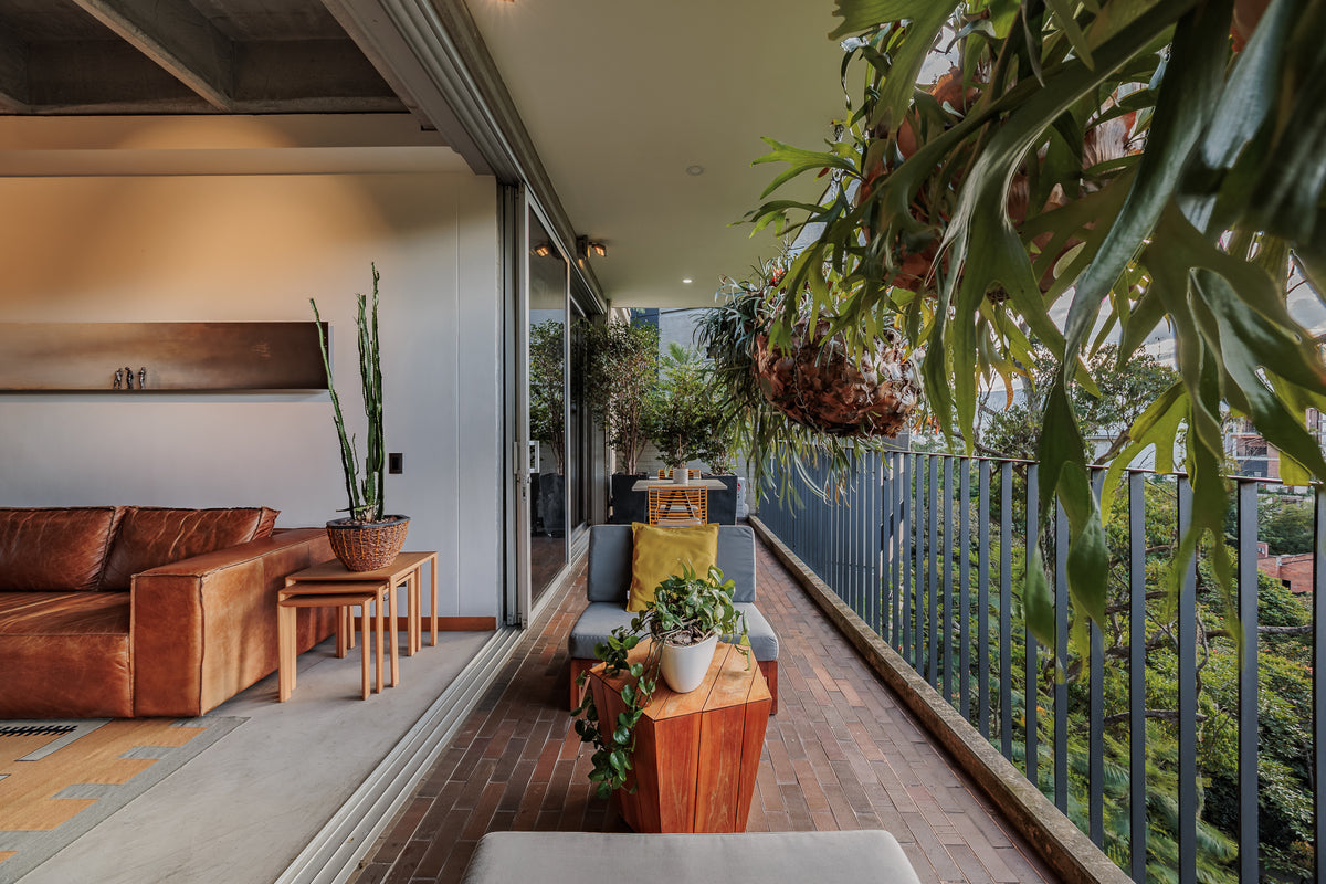 Modern apartment with reserve view