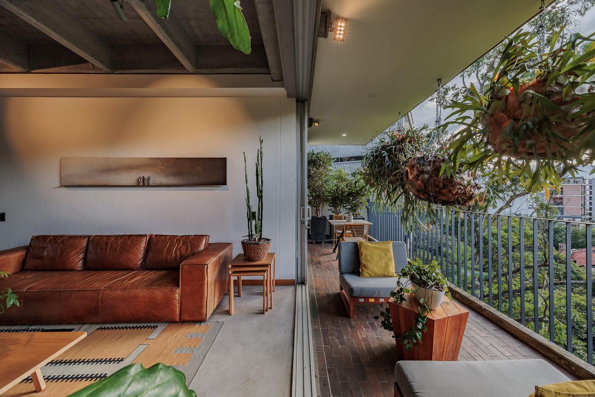 Modern apartment with reserve view