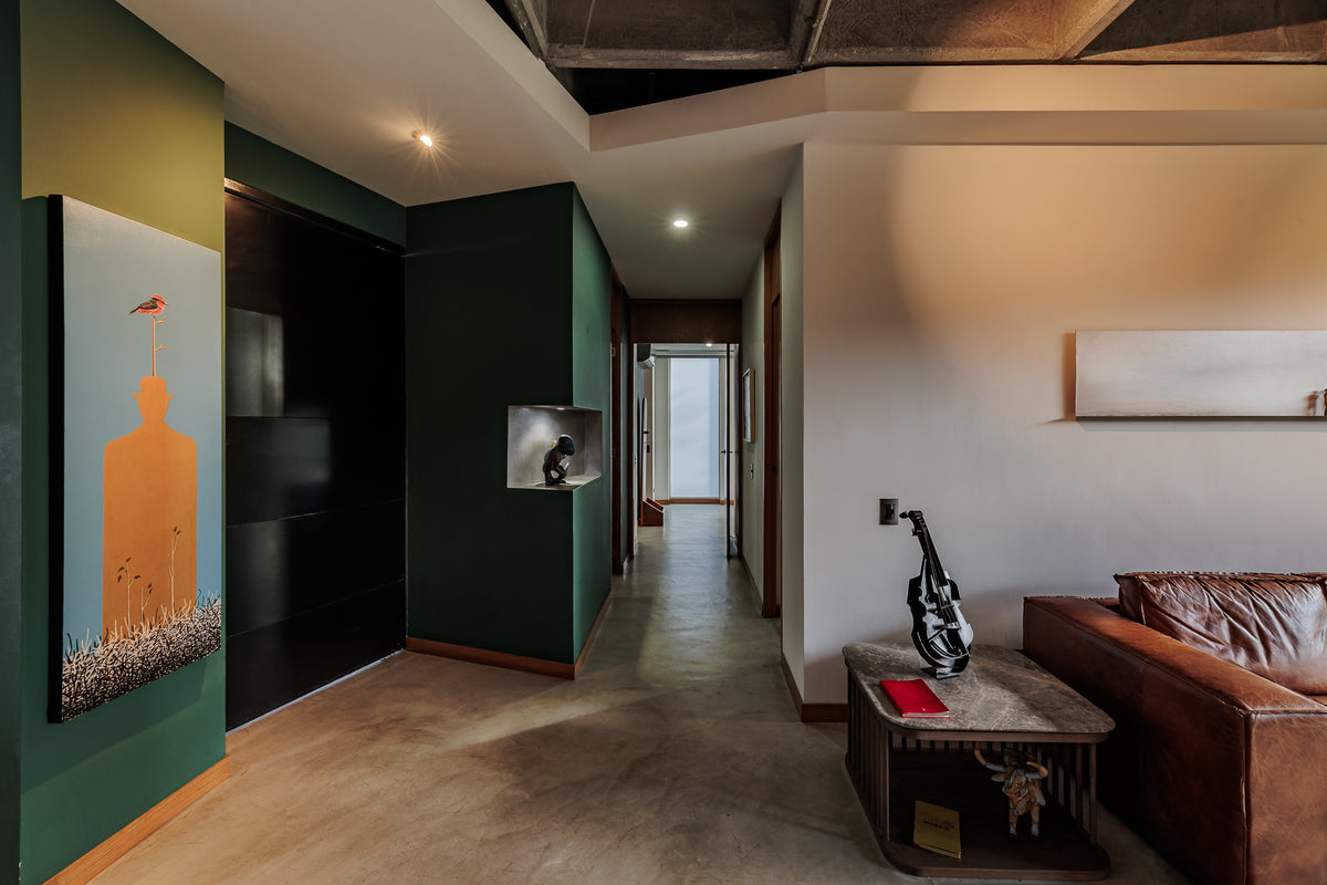 Modern apartment with reserve view