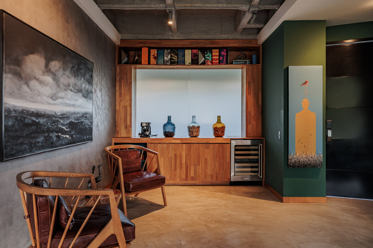 Modern apartment with reserve view