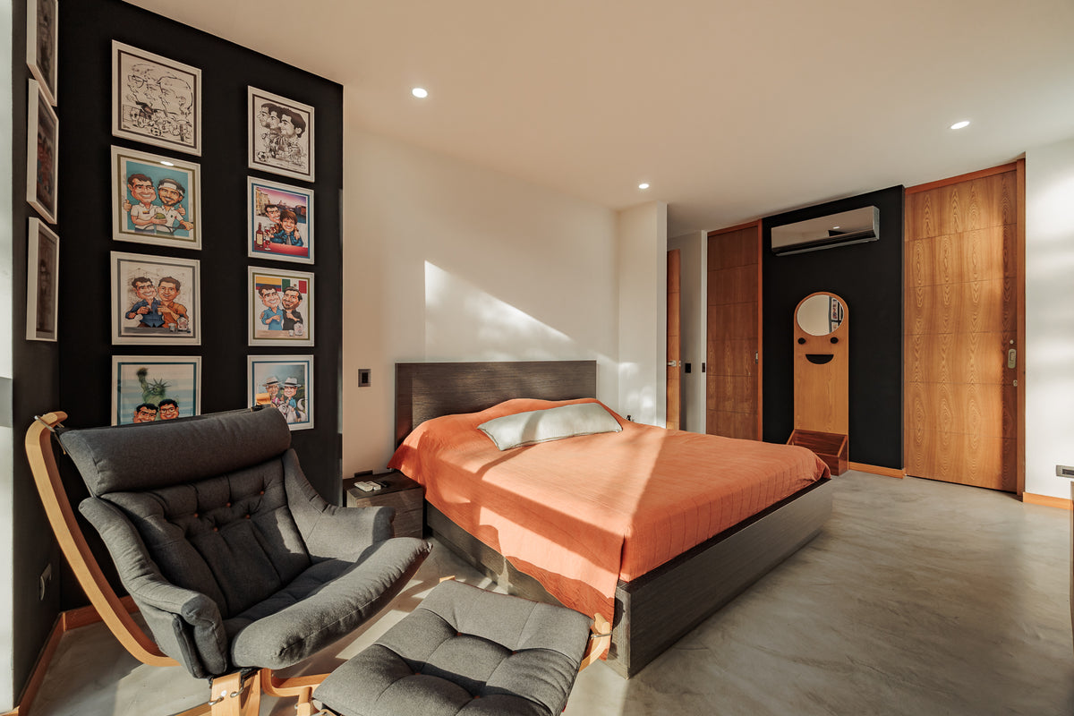 Modern apartment with reserve view