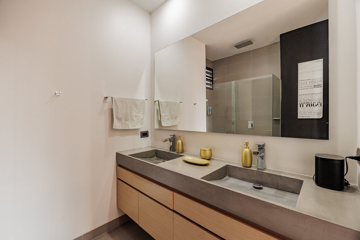 Modern apartment with reserve view