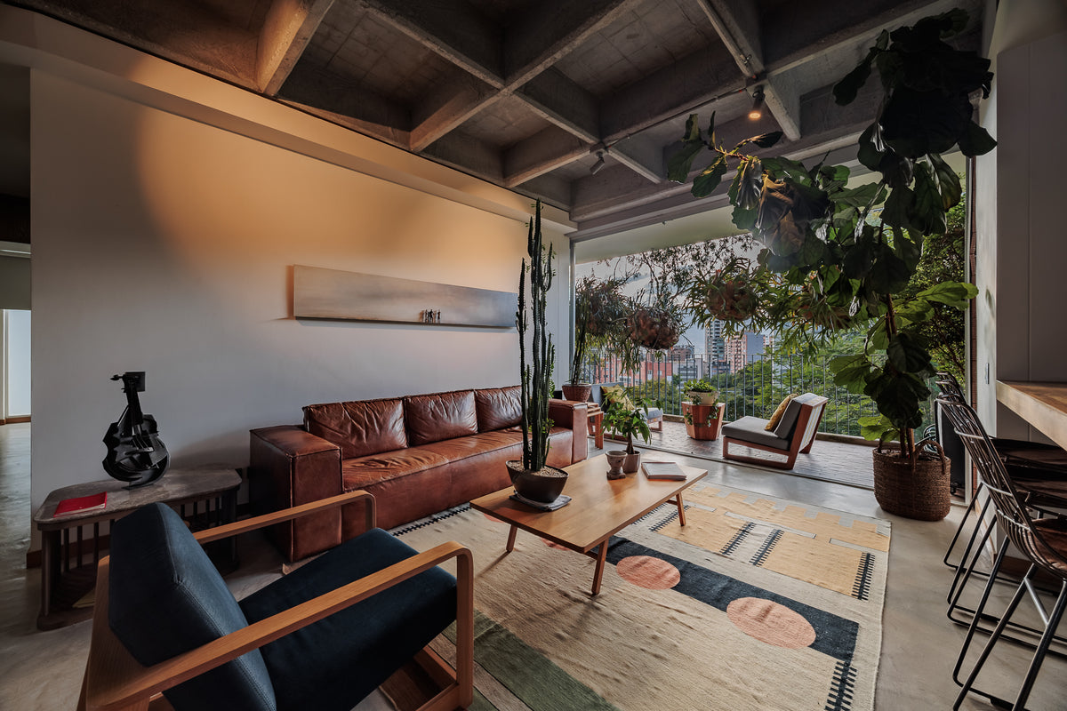 Modern apartment with reserve view