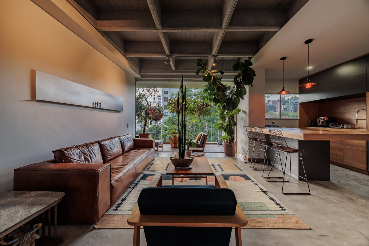 Modern apartment with reserve view