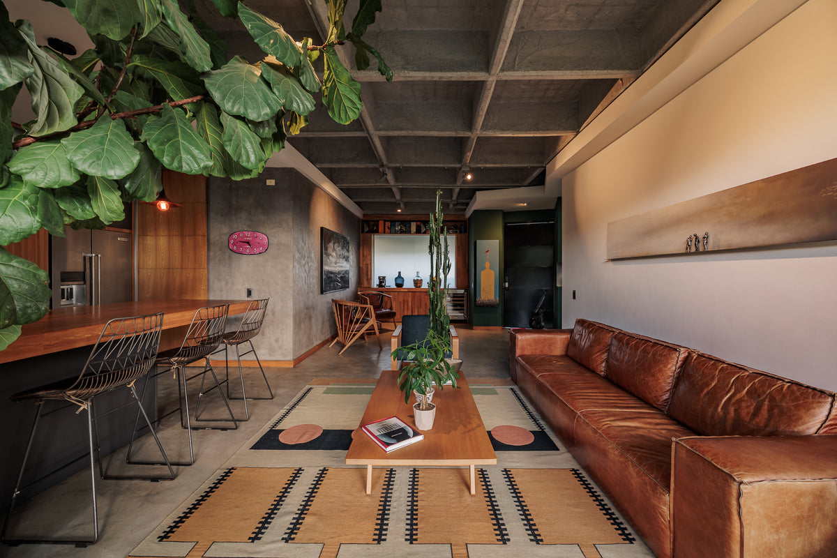 Modern apartment with reserve view