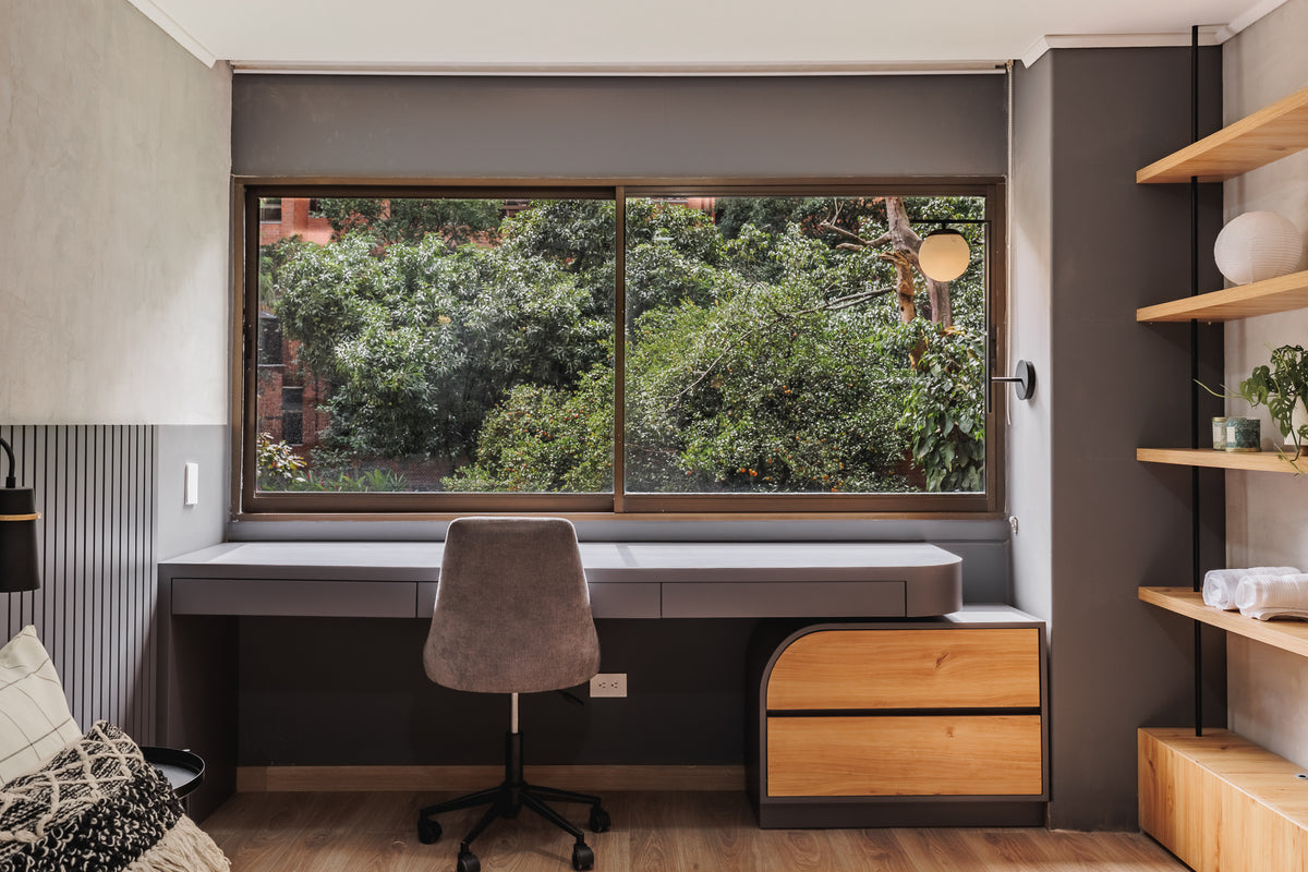 Apartamento Moderno con vista verde & A/C Sector Milla de Oro