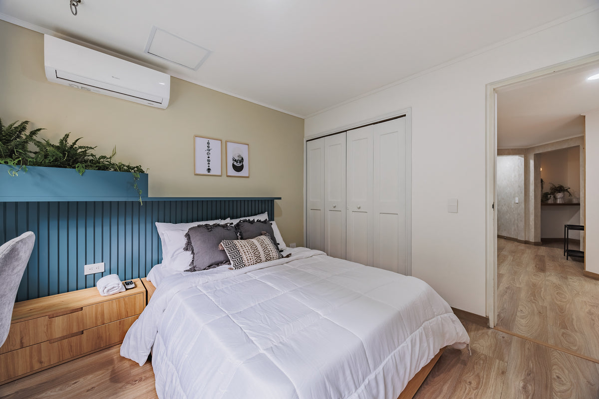 Apartamento Moderno con vista verde & A/C Sector Milla de Oro