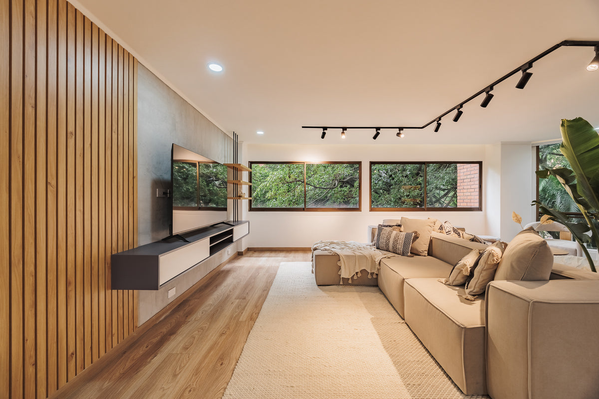 Apartamento Moderno con vista verde & A/C Sector Milla de Oro