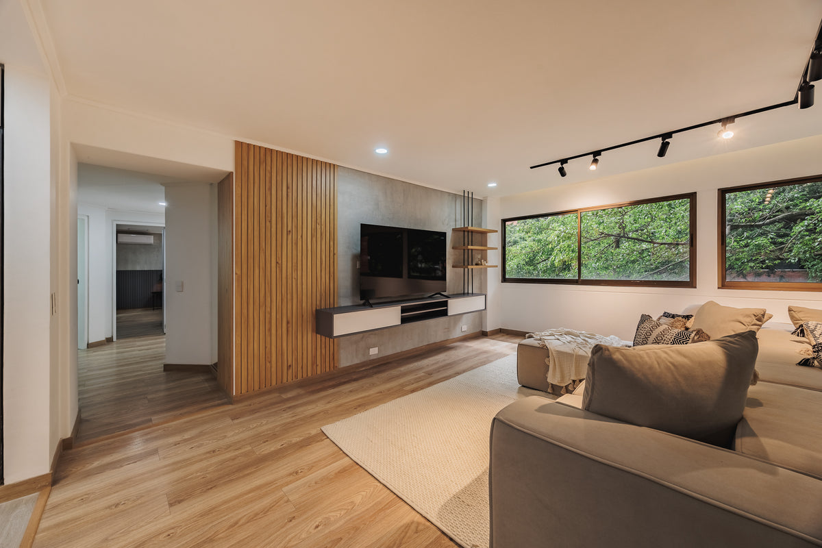 Apartamento Moderno con vista verde & A/C Sector Milla de Oro