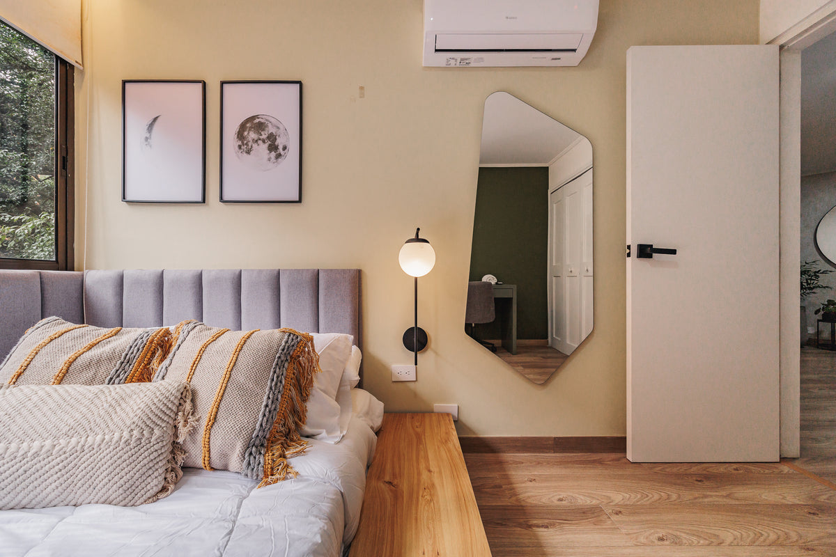 Apartamento Moderno con vista verde & A/C Sector Milla de Oro