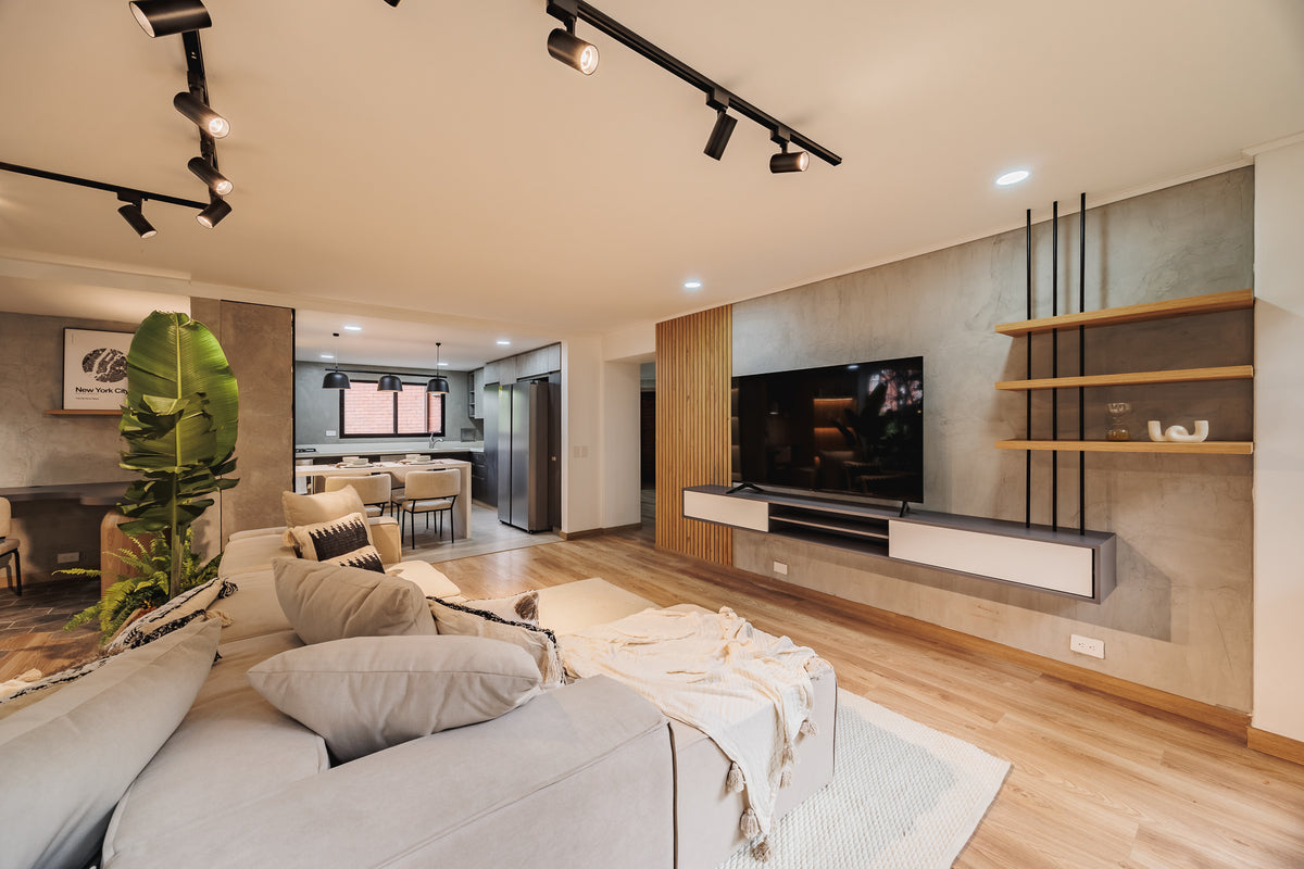 Apartamento Moderno con vista verde & A/C Sector Milla de Oro