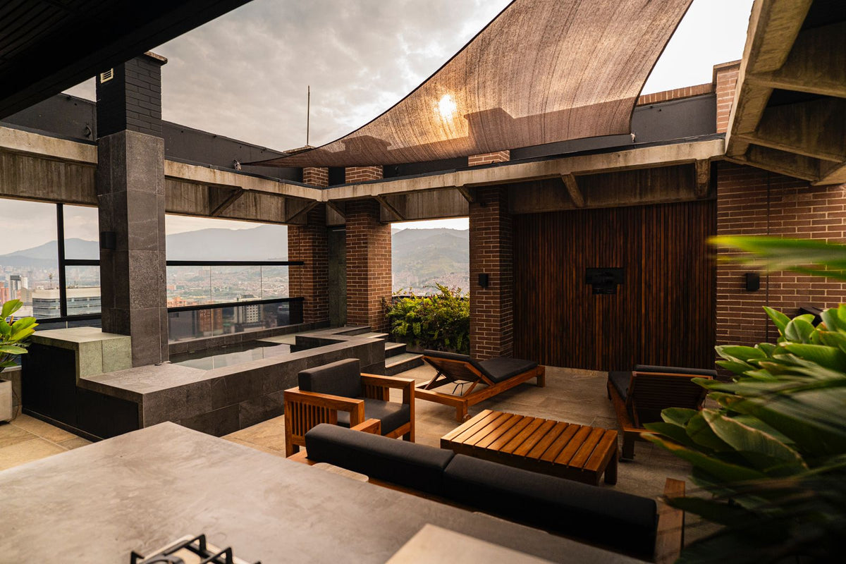 Penthouse Exclusivo con Terraza y Jacuzzi 1 BR Sector Loma de los Parra