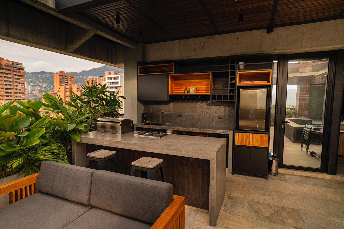 Penthouse Exclusivo con Terraza y Jacuzzi 1 BR Sector Loma de los Parra