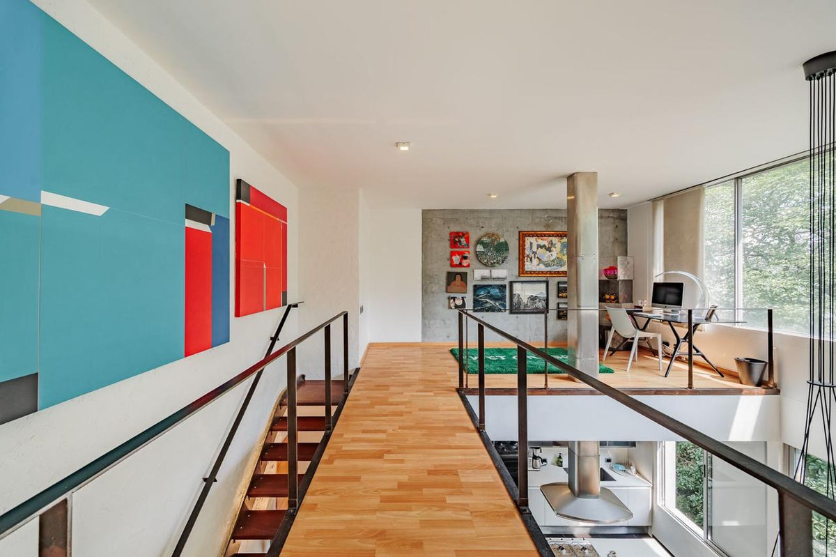 Penthouse Duplex en Provenza con Estilo Industrial 1 BR + estudio