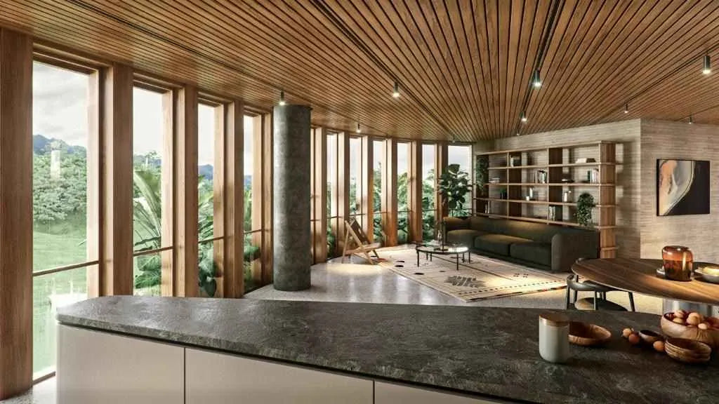 Penthouse boutique de lujo en Loma del Tesoro, Medellín, con vista panorámica a la ciudad y la montaña desde la terraza privada.