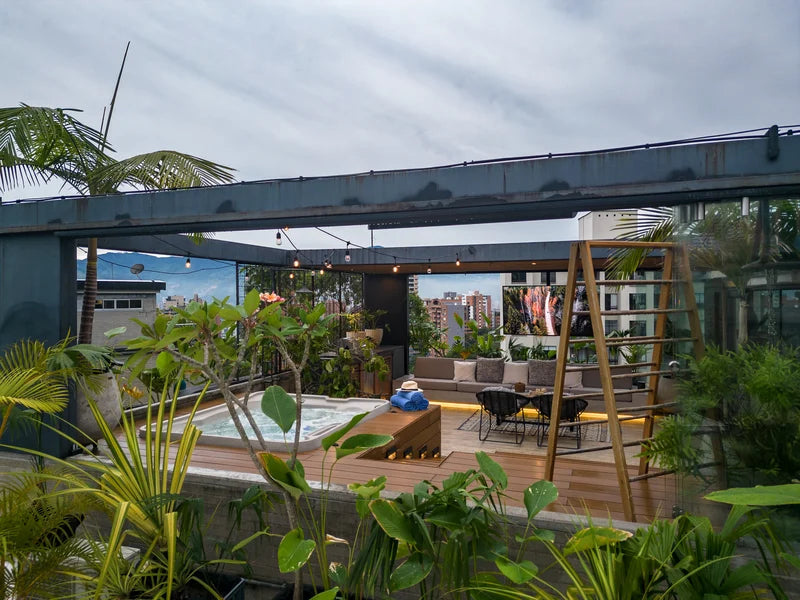 Penthouse de lujo en Provenza con terraza privada y jacuzzi, Medellín