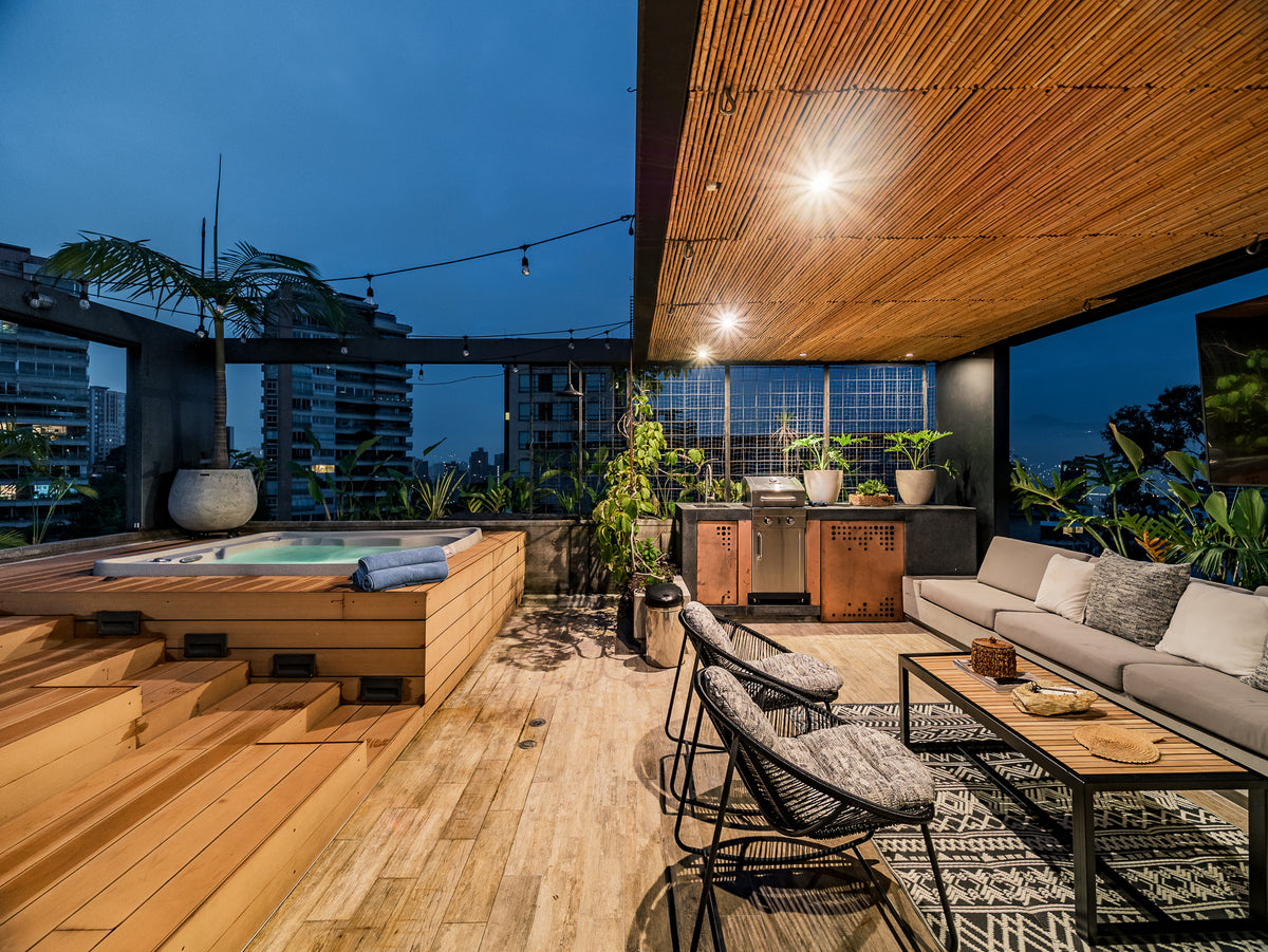 Penthouse de lujo en Provenza con terraza privada y jacuzzi, Medellín