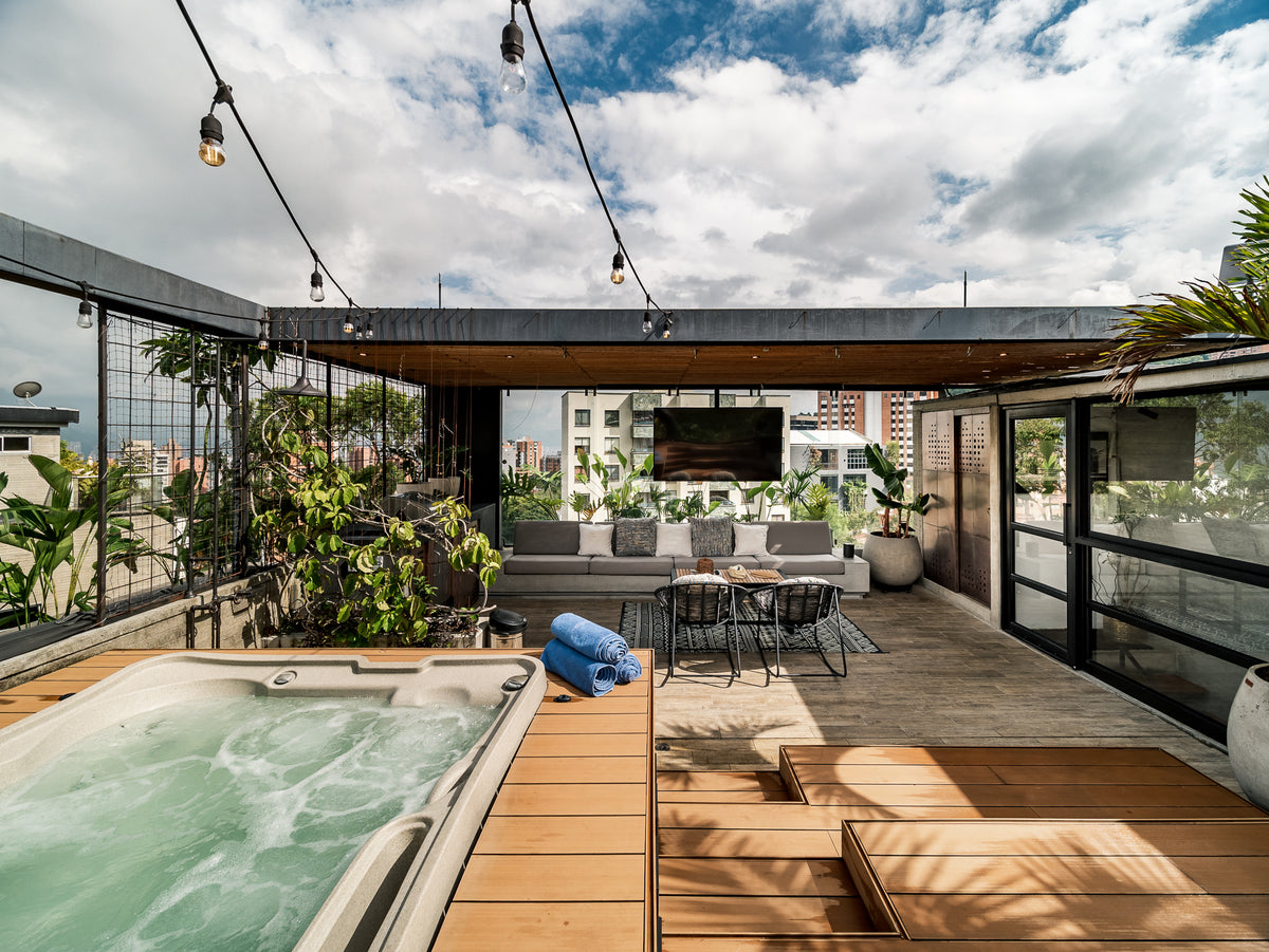 Penthouse de lujo en Provenza con terraza privada y jacuzzi, Medellín