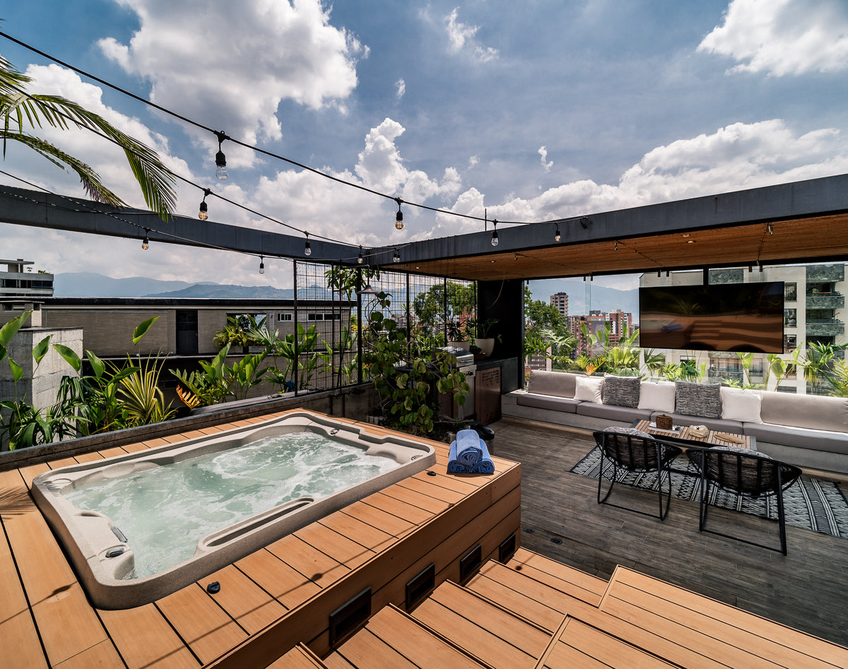 Penthouse de lujo en Provenza con terraza privada y jacuzzi, Medellín