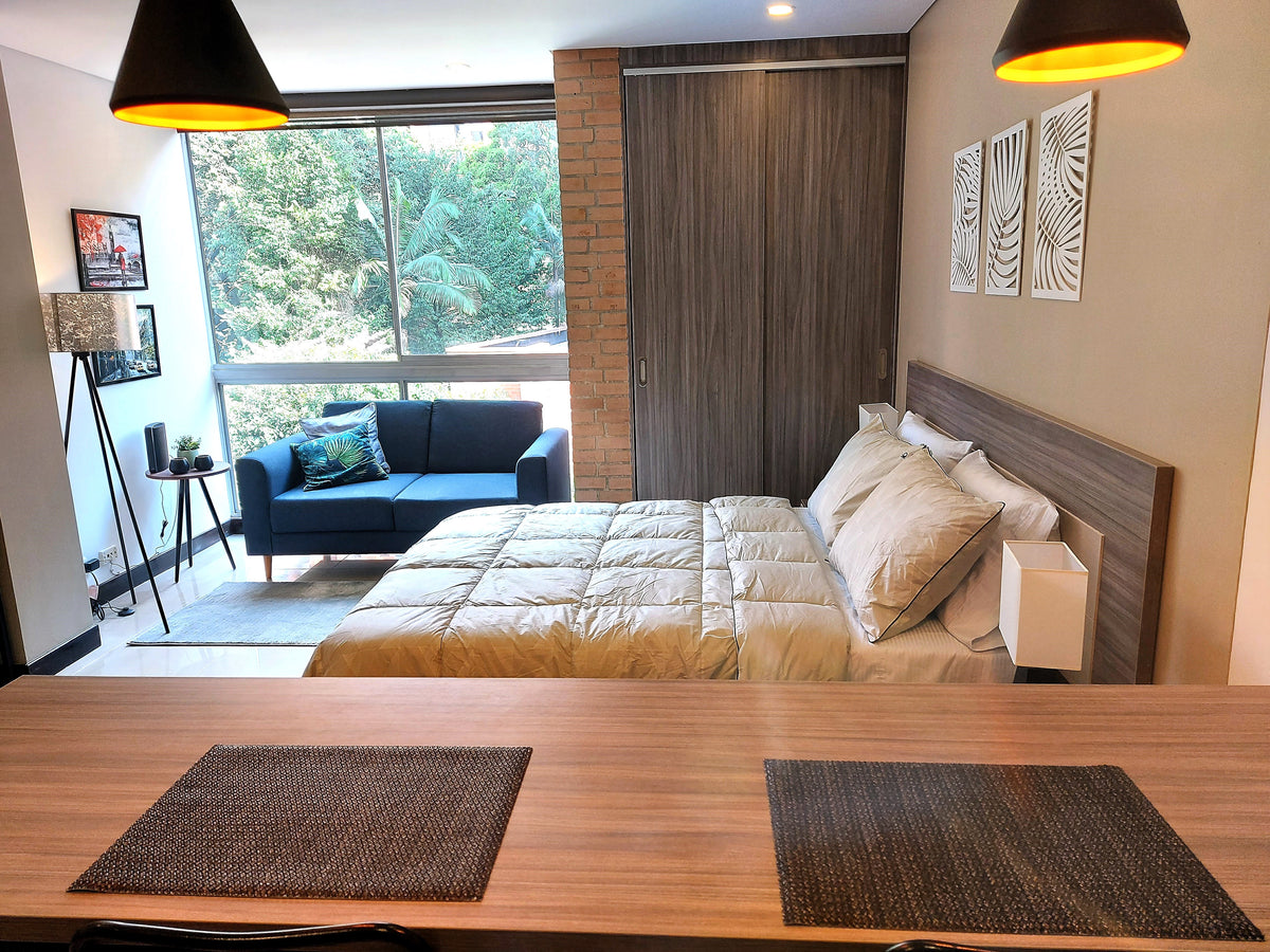 Loft amoblado 1 habitación a 5 minutos del Parque Lleras