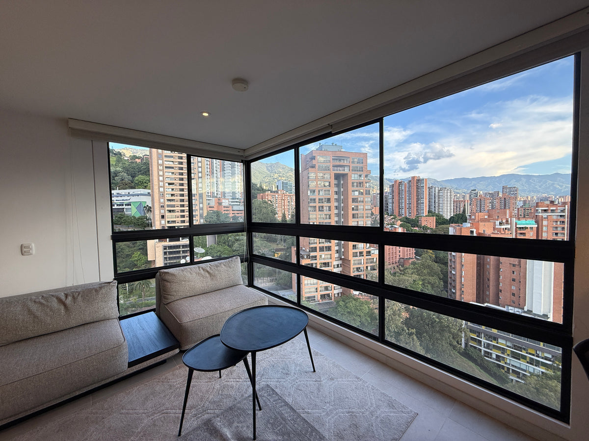 Apartamento amoblado en Castropol El Poblado con vista 2BR