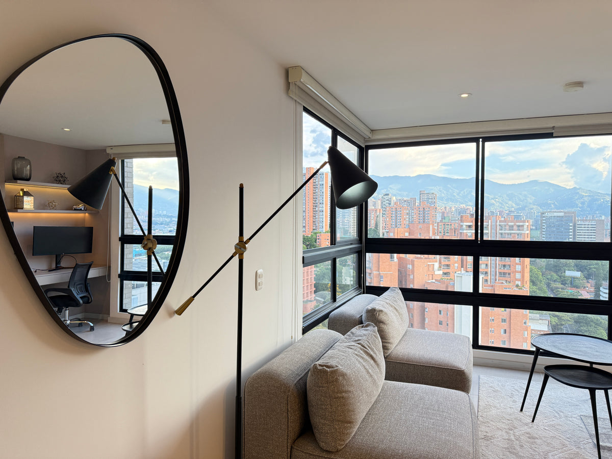 Apartamento amoblado en Castropol El Poblado con vista 2BR