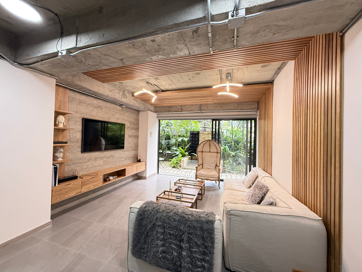 Apartaoficina en El Poblado de 127 m² con terraza, 3 habitaciones y 2 parqueaderos